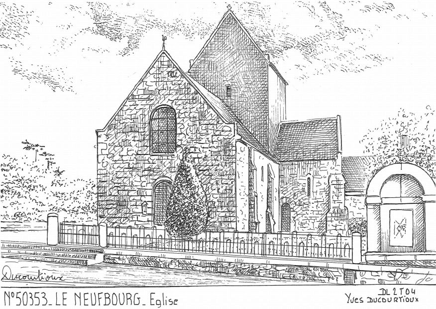 N 50353 - LE NEUFBOURG - glise
